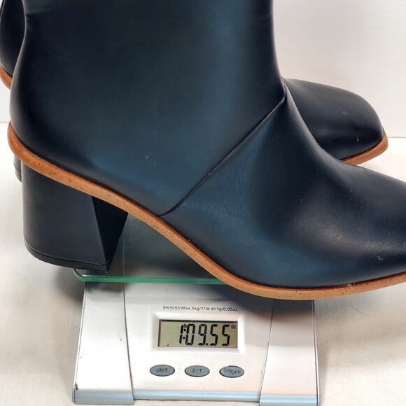 NWT Time and Tru Women's Square Toe Sz 8 Dress Boots WMTT42fM018l Booties Black - Picture 12 of 12